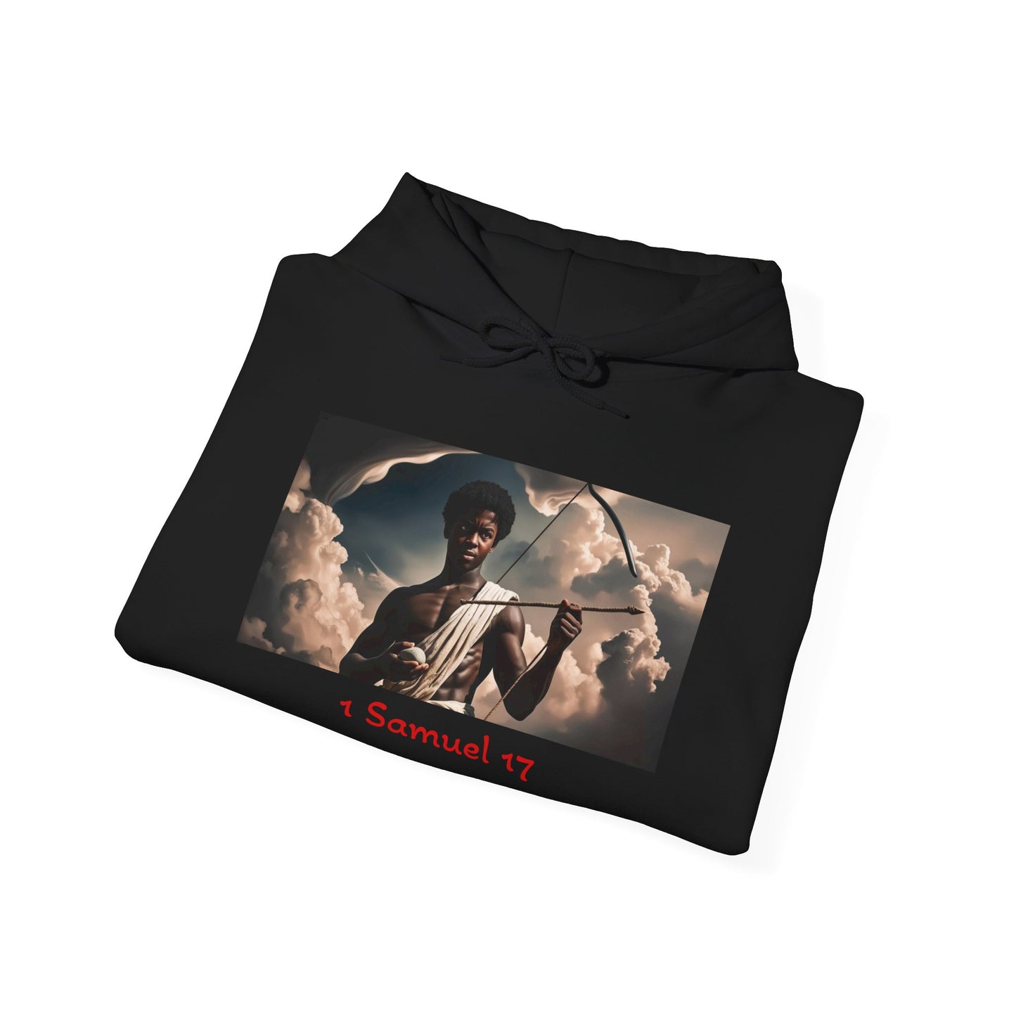 Inspirational Unisex David and Goliath Hoodie - 1 Samuel 17