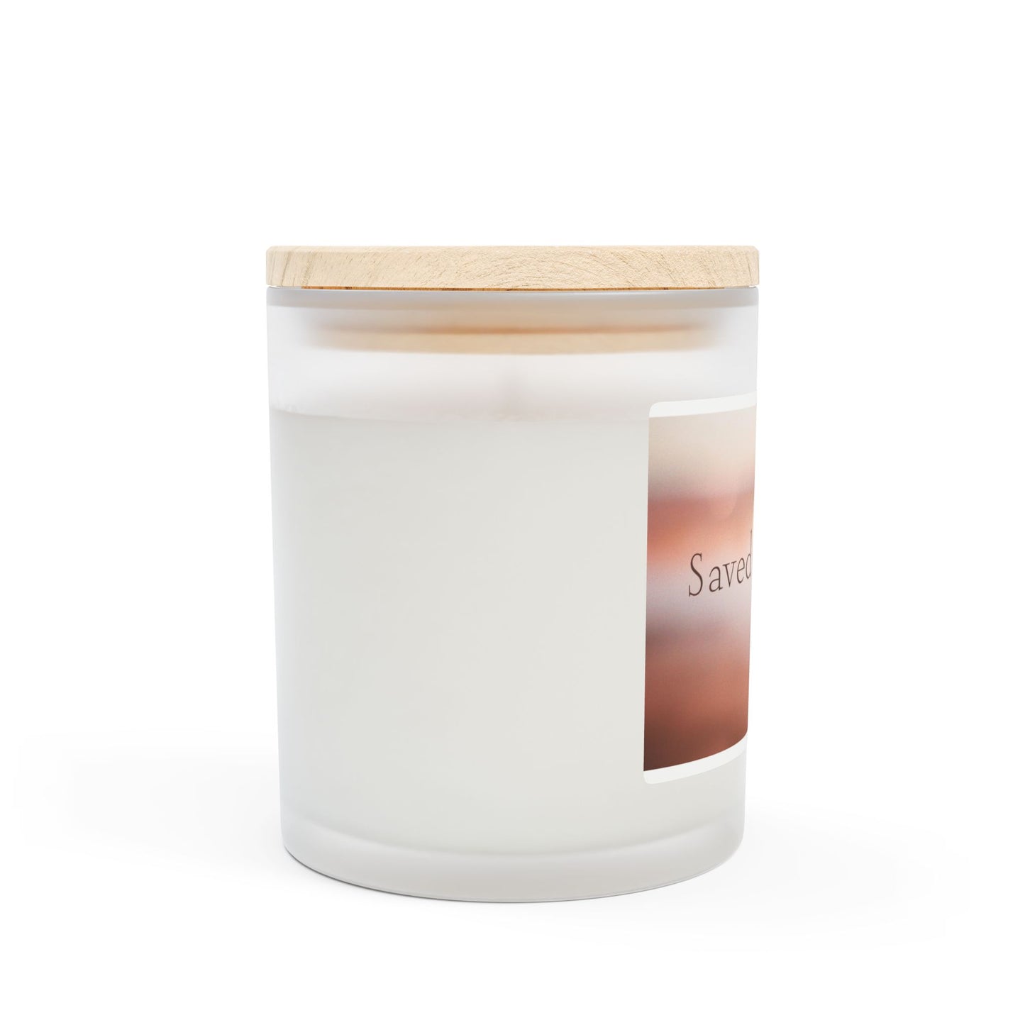 Frosted Glass Candle - Saved by Grace - 11oz Aromatherapy Lavender