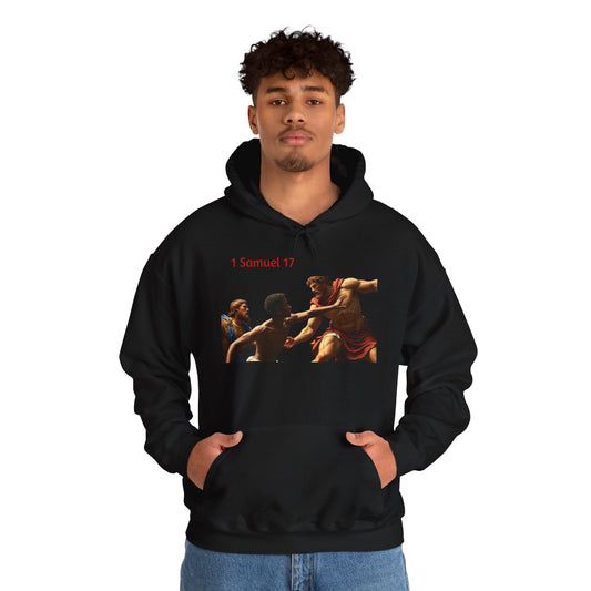 David and Goliath Unisex Hoodie - 1 Samuel 17