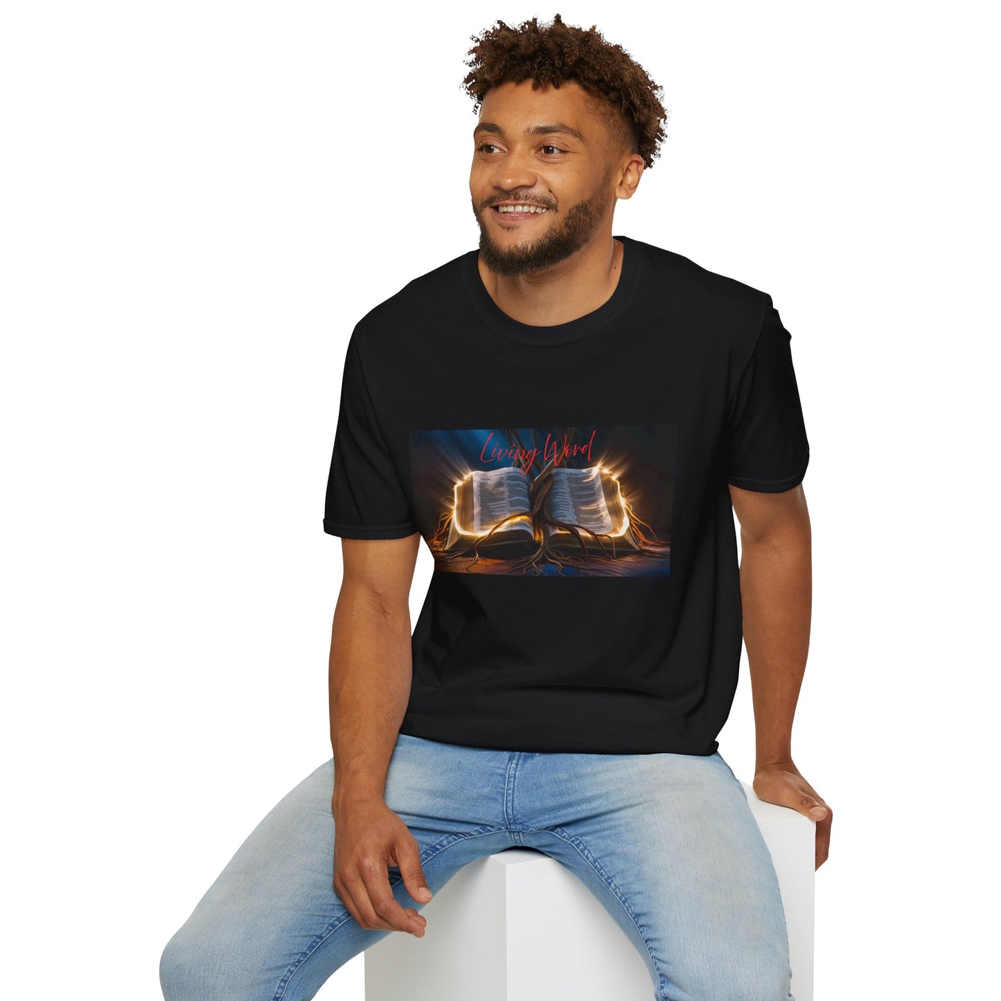 Living Word Unisex Softstyle T-Shirt - Inspirational Christian Apparel