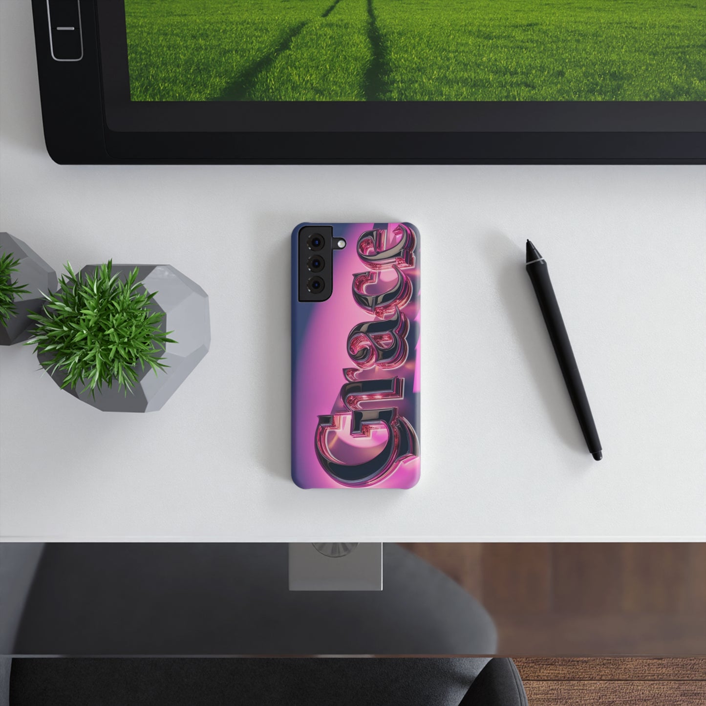 Galaxy phone Slim Snap Case with ‘Grace’ Design