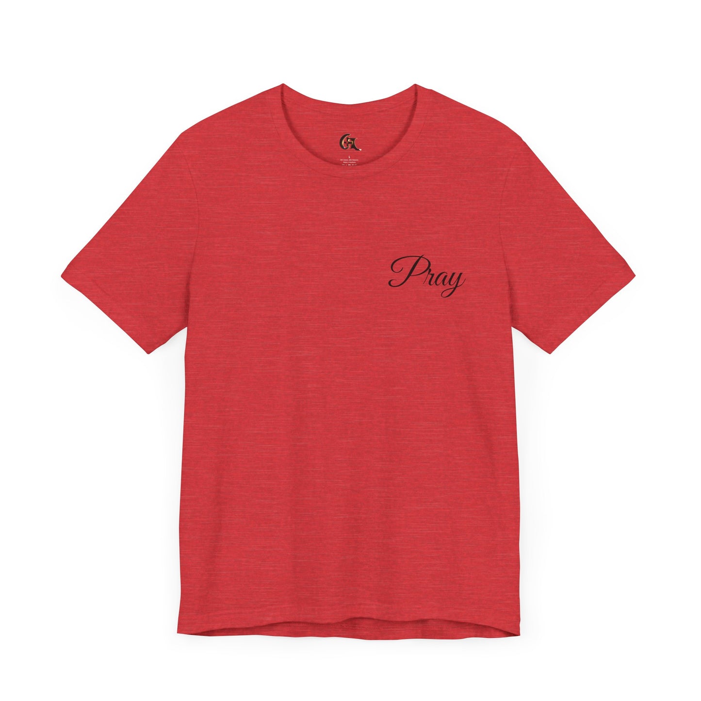 Pray Unisex Jersey Short Sleeve Tee - Inspirational Apparel for Faith