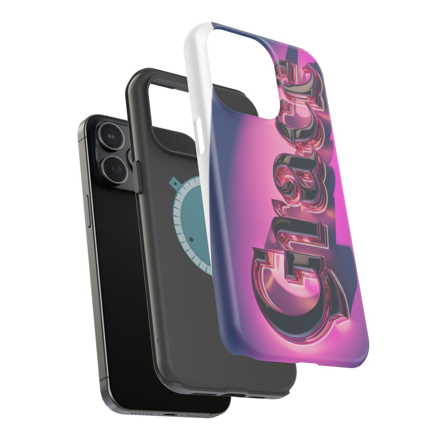 Magnetic iPhone Case - 'Grace' Design for Stylish Protection