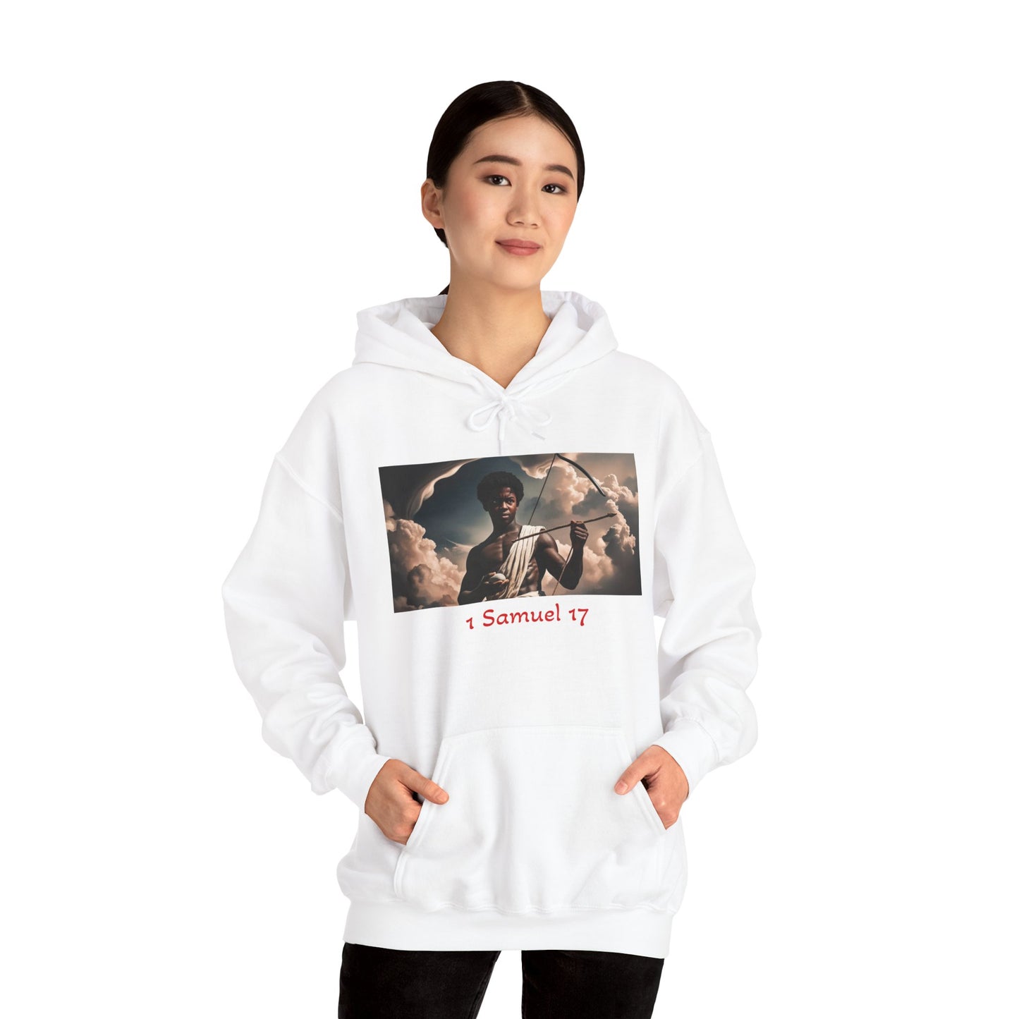 Inspirational Unisex David and Goliath Hoodie - 1 Samuel 17