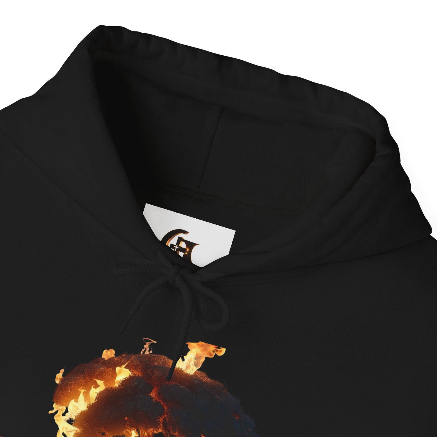 Exodus 32:5 Burning Bush Hooded Sweatshirt - Unisex Heavy Blend