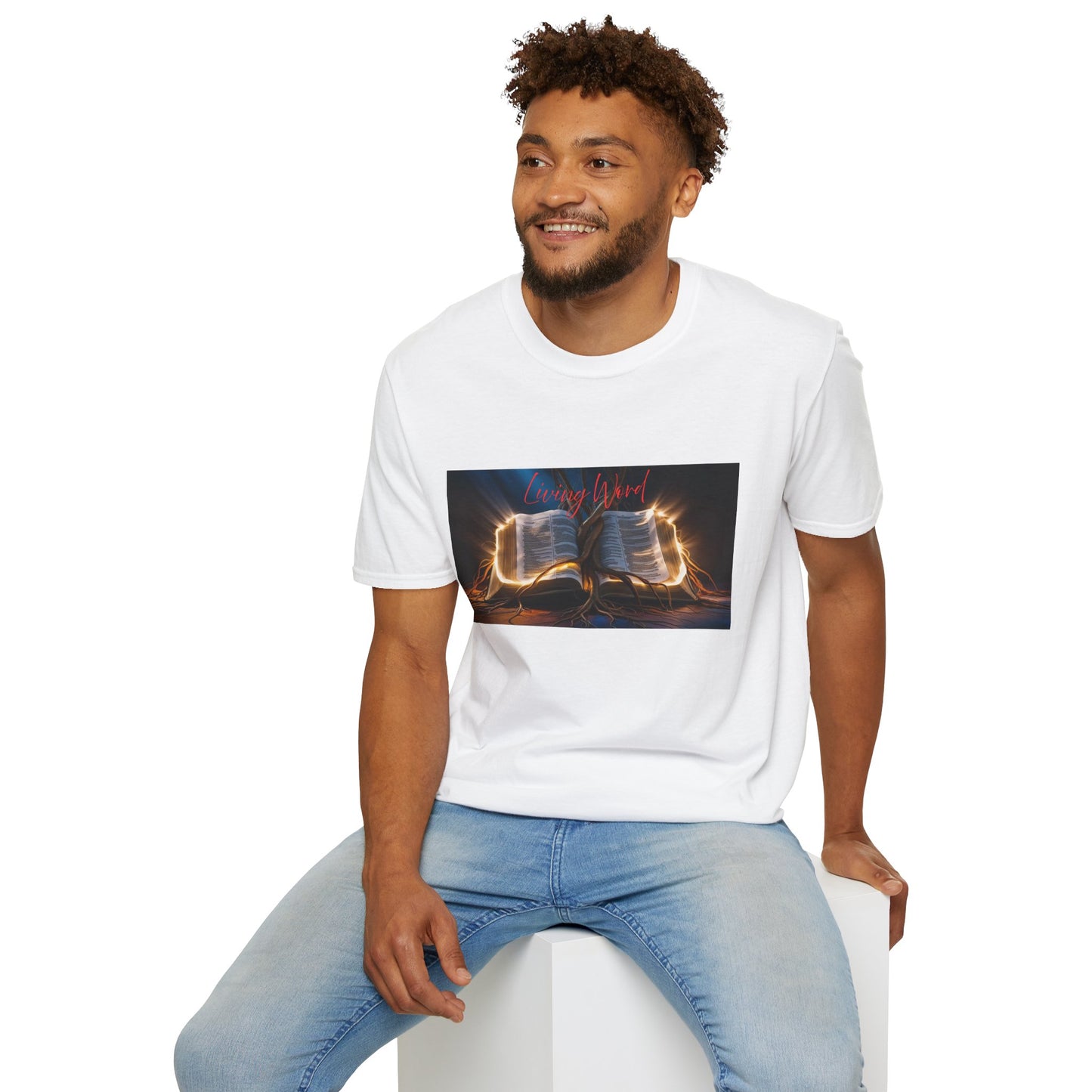 Living Word Unisex Softstyle T-Shirt - Inspirational Christian Apparel