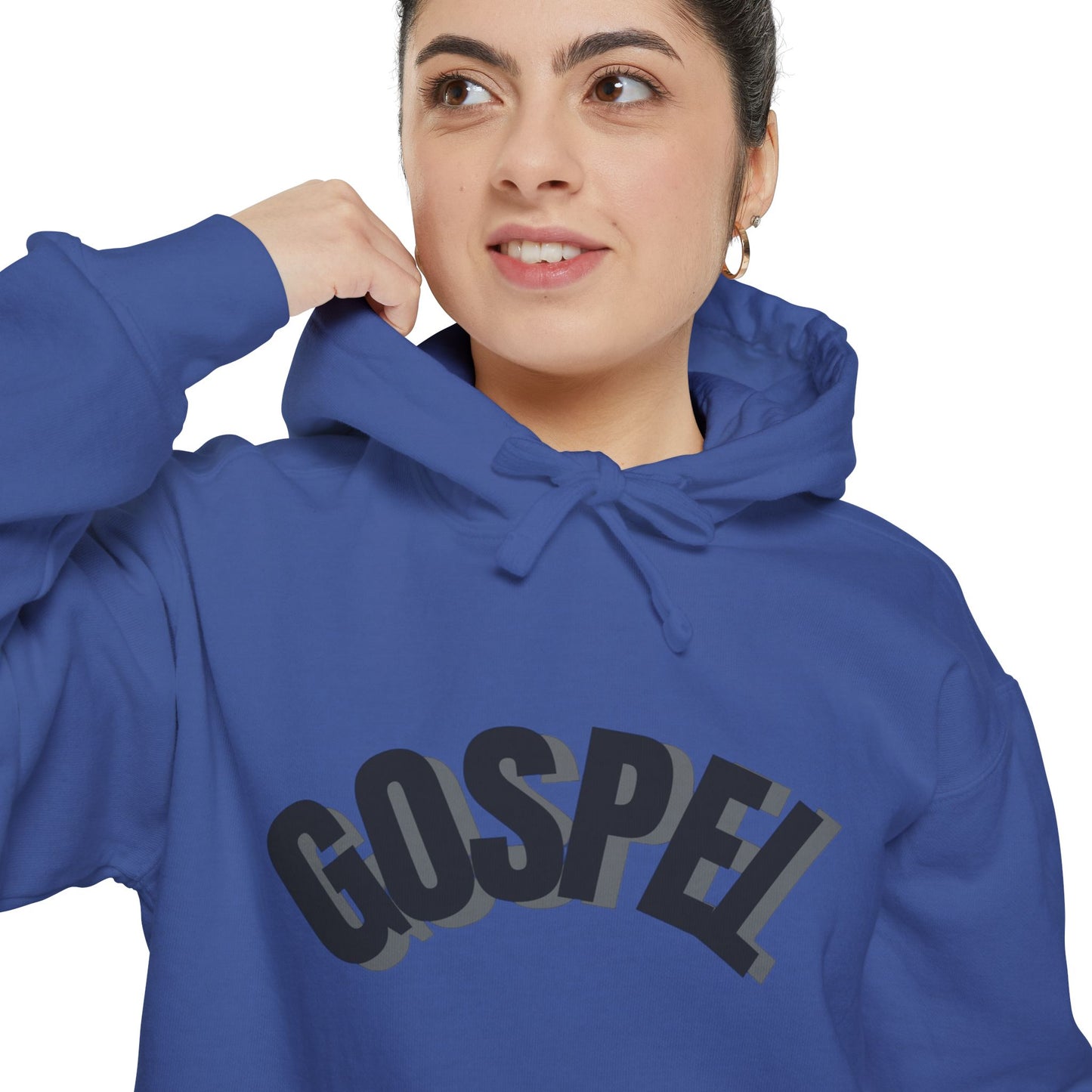 Gospel Unisex Garment-Dyed Hoodie - Casual Comfort for Faith-Inspired Style