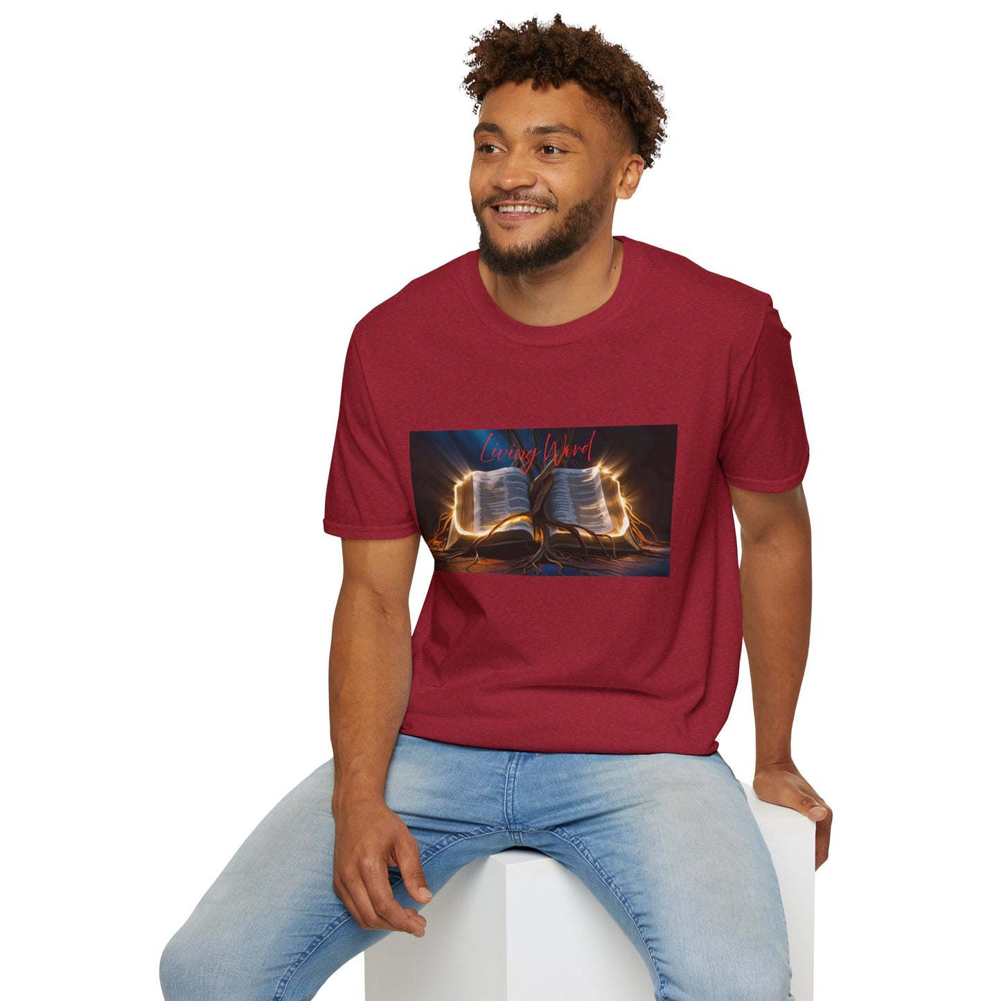 Living Word Unisex Softstyle T-Shirt - Inspirational Christian Apparel