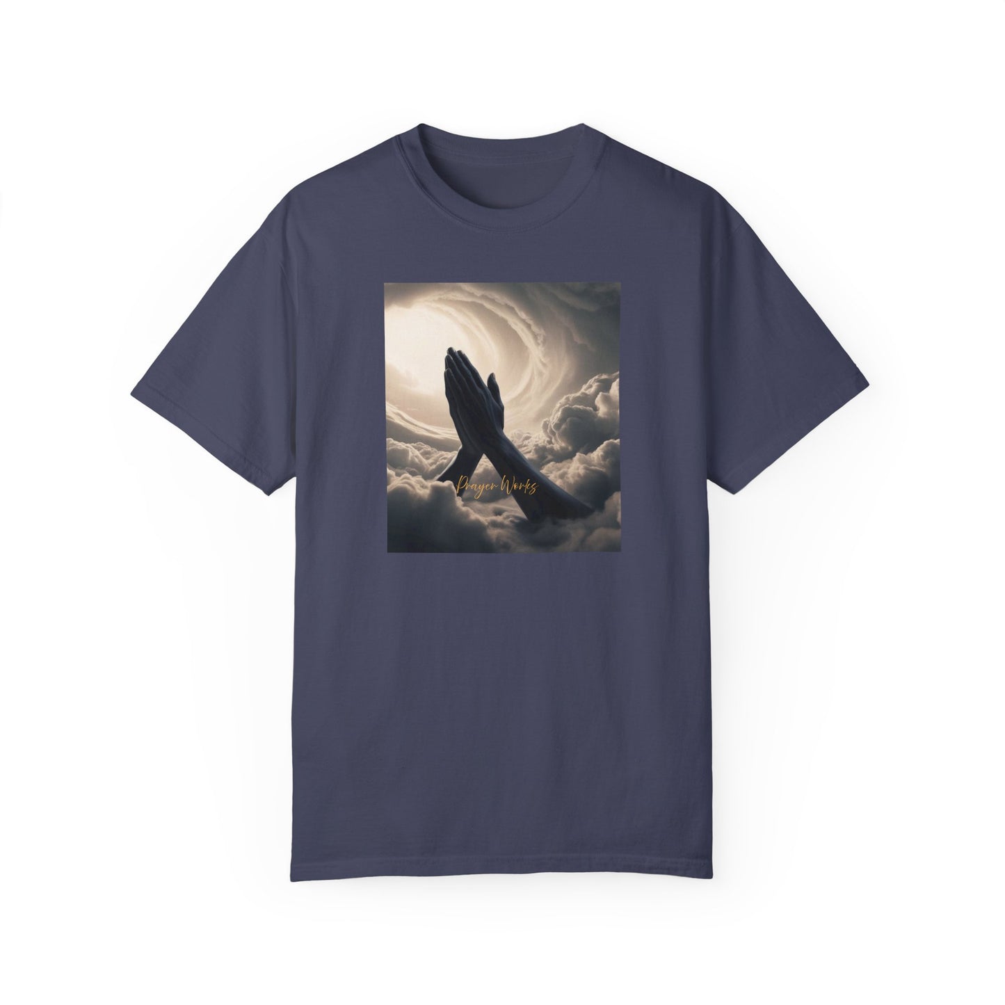 Praying Hands Unisex Garment-Dyed T-Shirt - Spiritual for Everyday Wear