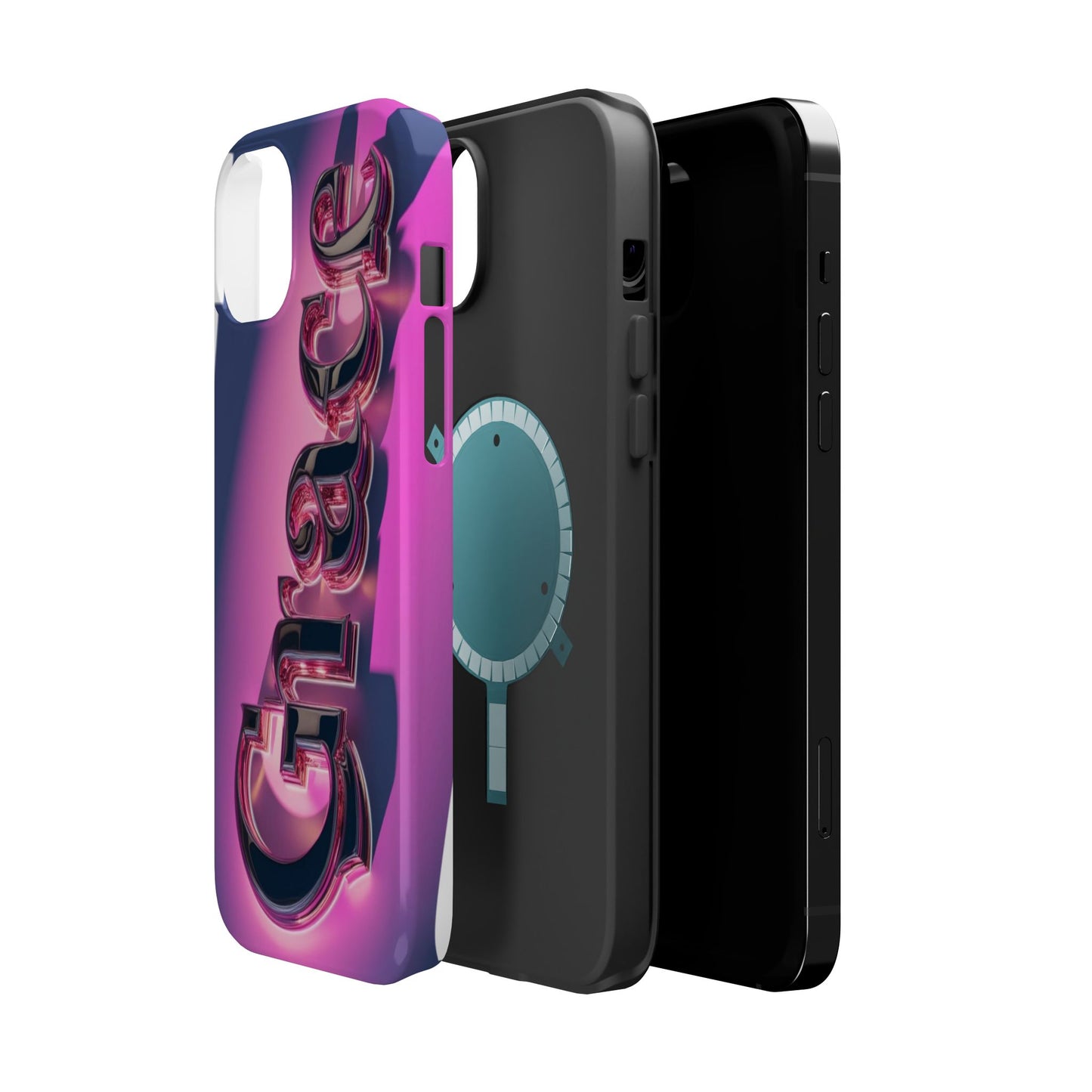 Magnetic iPhone Case - 'Grace' Design for Stylish Protection
