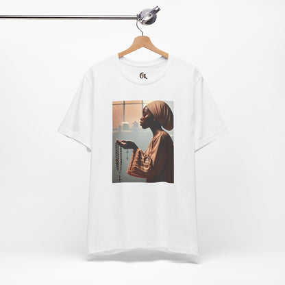 Women's Spiritual Serenity Jersey Tee - Faith & Reflection