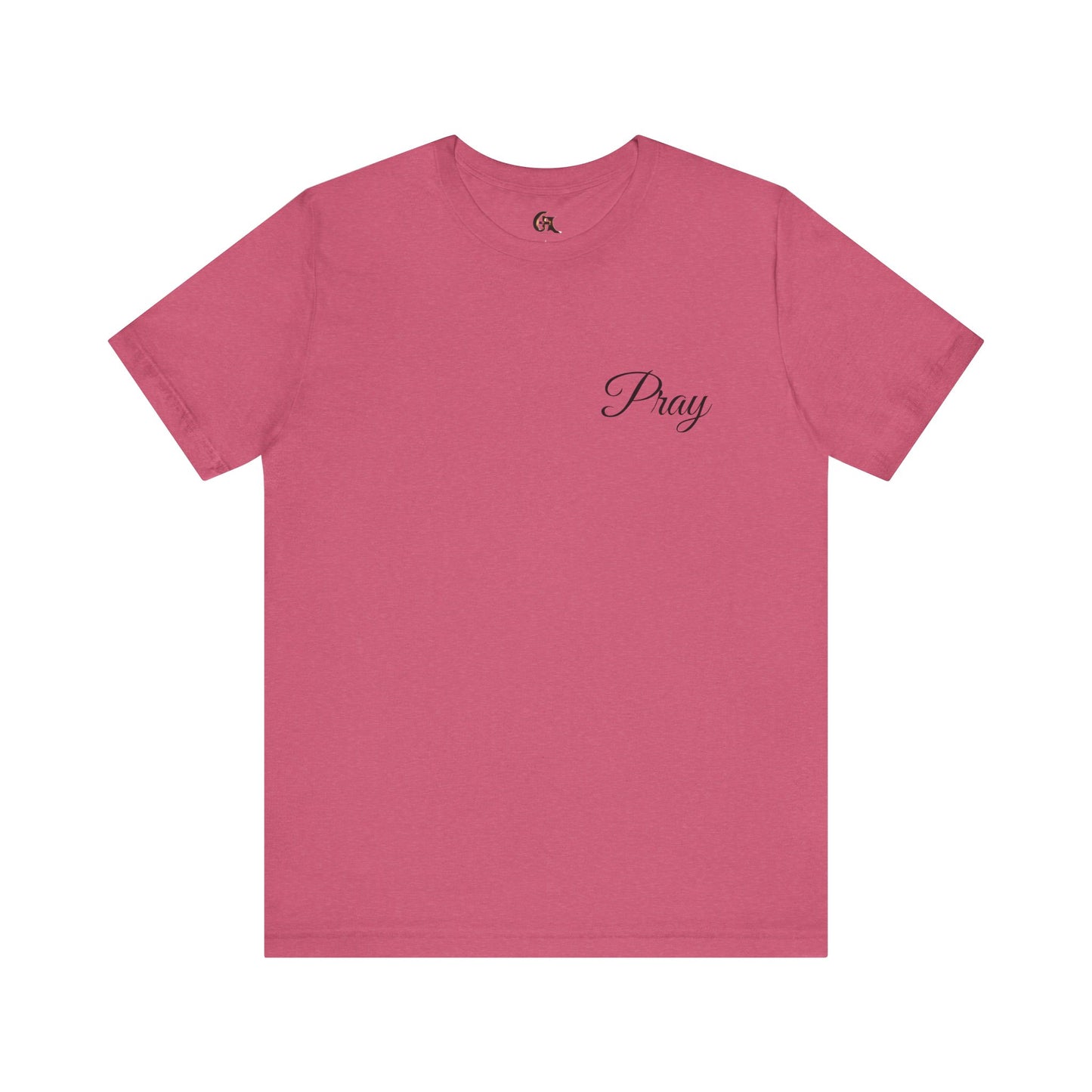 Pray Unisex Jersey Short Sleeve Tee - Inspirational Apparel for Faith