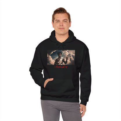 Inspirational Unisex David and Goliath Hoodie - 1 Samuel 17