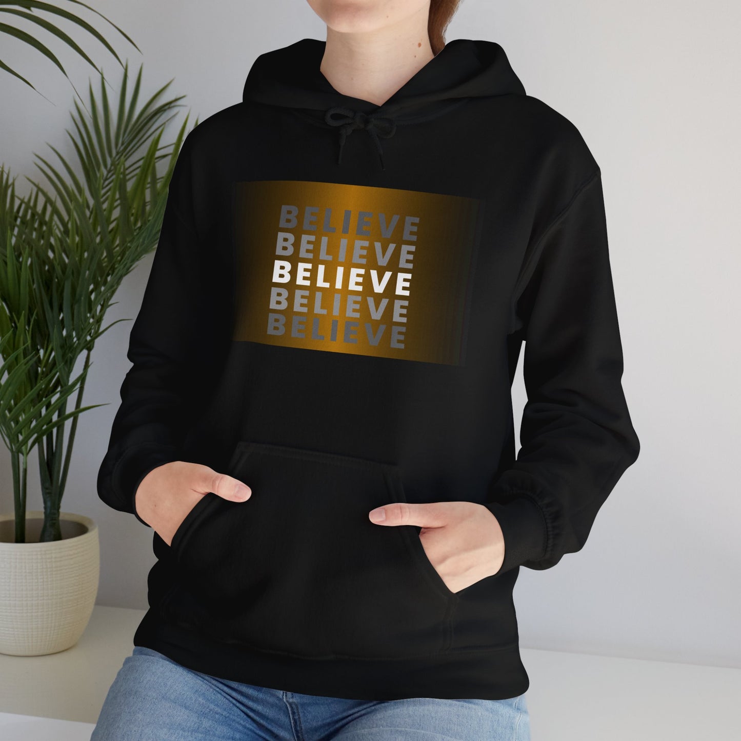 Unisex Hooded Sweatshirt - Believe