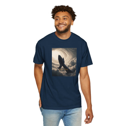 Praying Hands Unisex Garment-Dyed T-Shirt - Spiritual for Everyday Wear