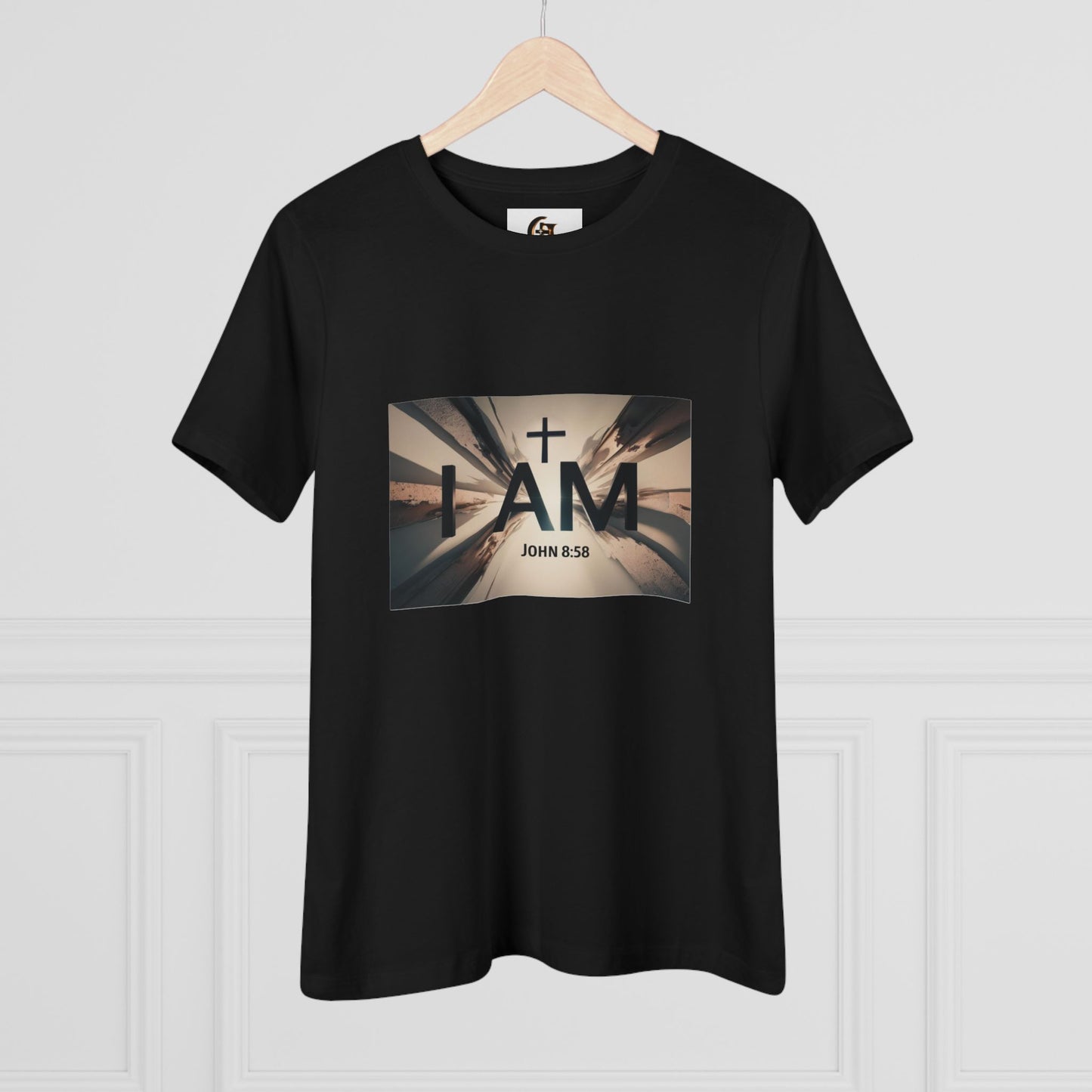 Inspirational Women Cotton Tee - I AM (John 8:58)