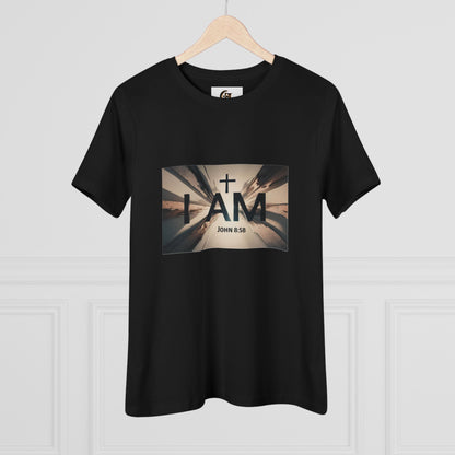 Inspirational Women Cotton Tee - I AM (John 8:58)