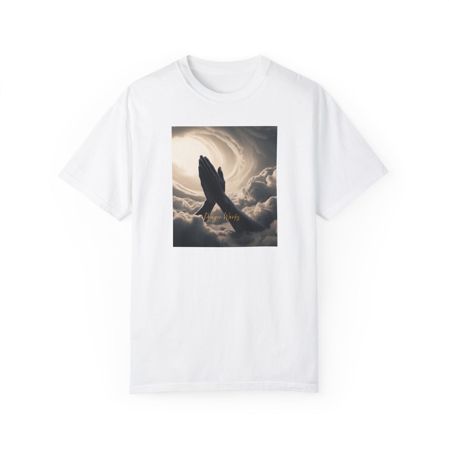 Praying Hands Unisex Garment-Dyed T-Shirt - Spiritual for Everyday Wear
