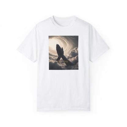 Praying Hands Unisex Garment-Dyed T-Shirt - Spiritual for Everyday Wear