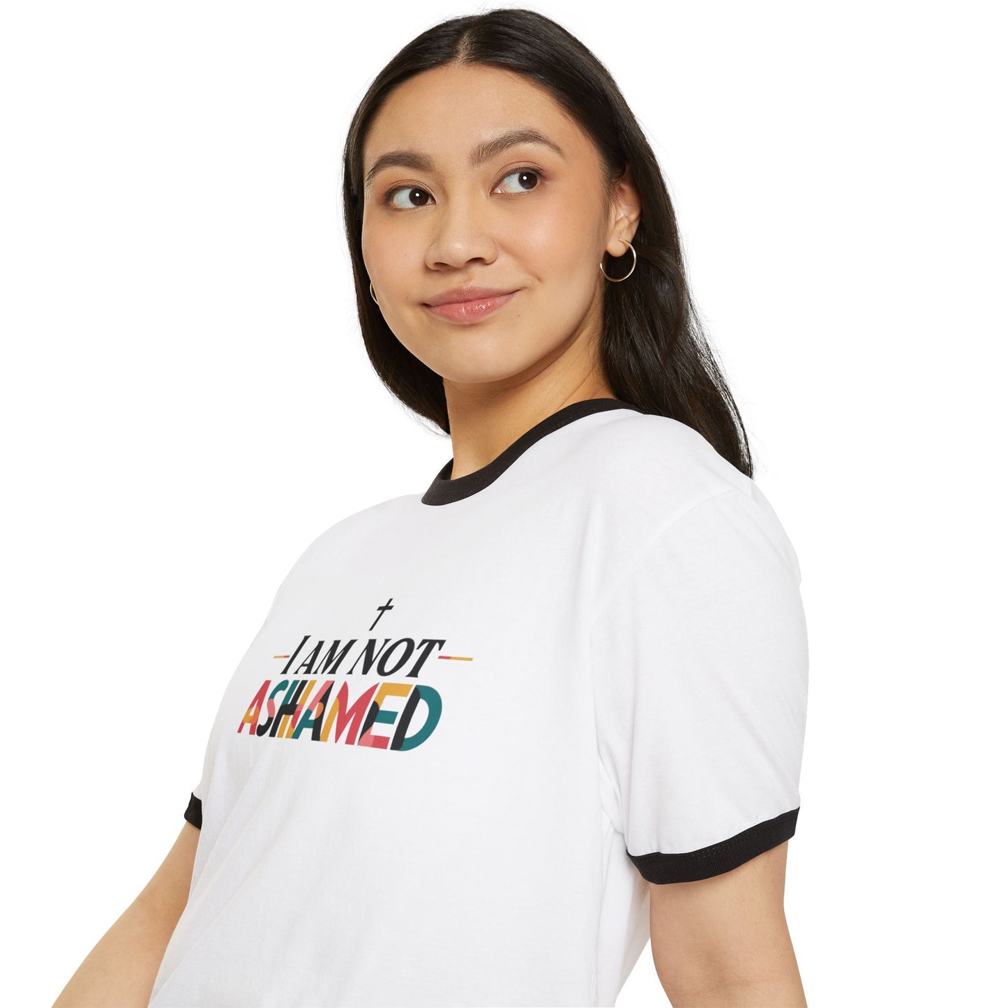 Women's Cotton T-Shirt - I Am Not Ashamed