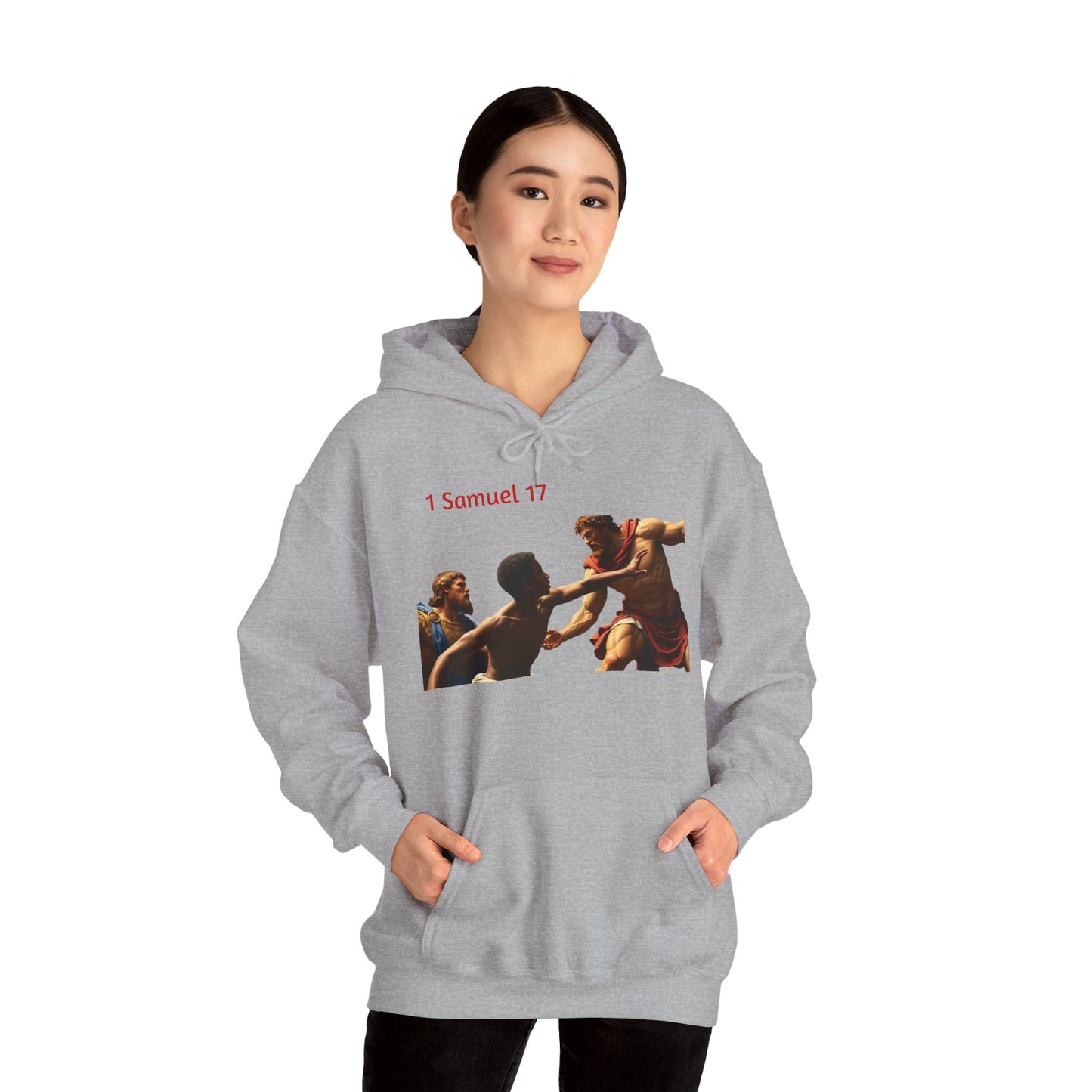 David and Goliath Unisex Hoodie - 1 Samuel 17