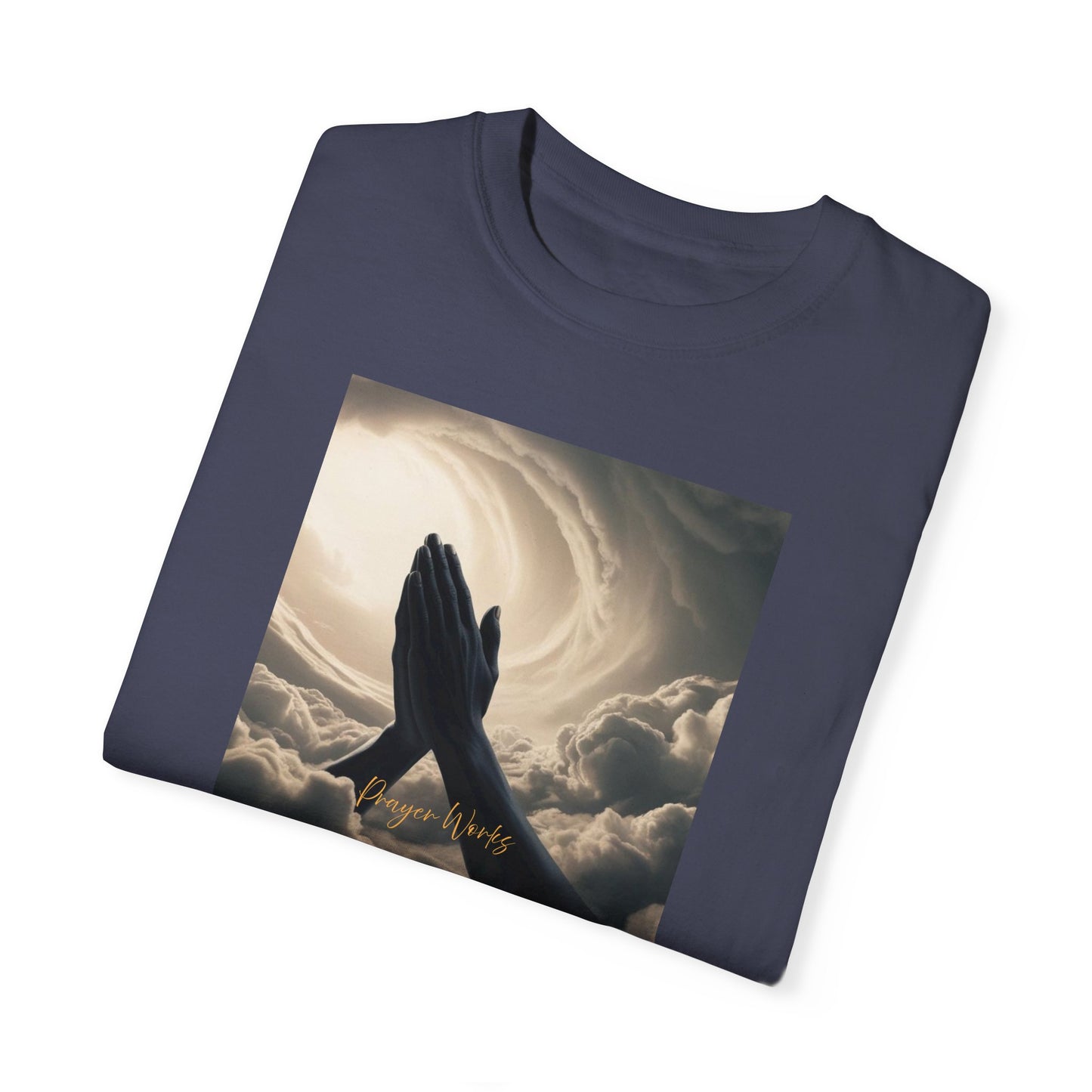 Praying Hands Unisex Garment-Dyed T-Shirt - Spiritual for Everyday Wear