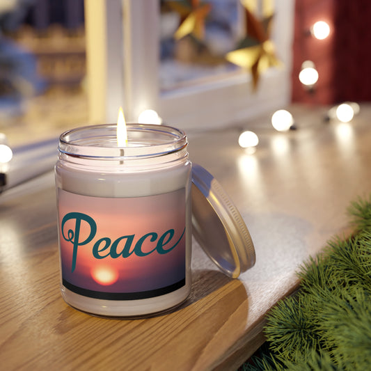 Peace 9oz Scented Candle -Fresh Balsam Scent