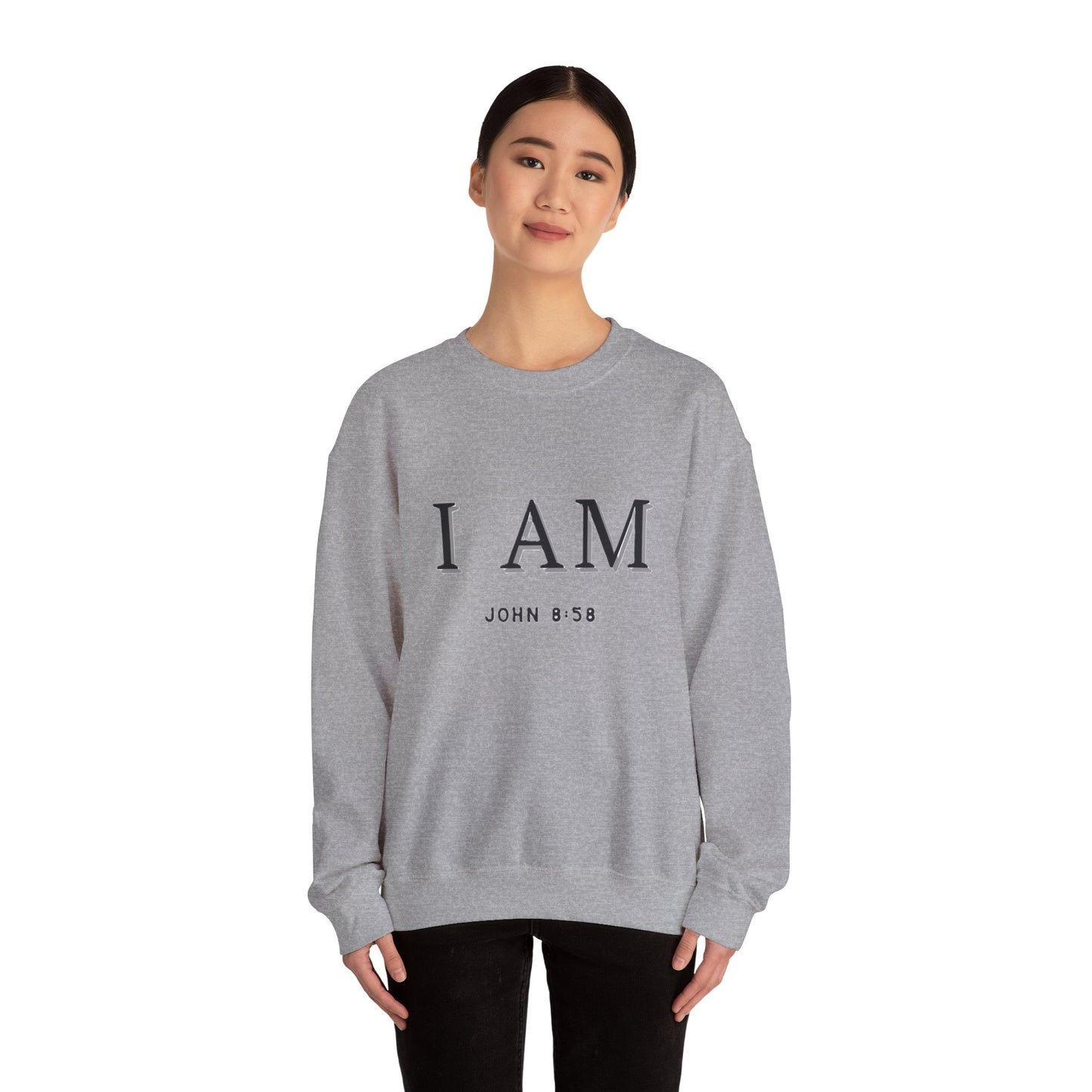 Women's Inspirational I AM Crewneck Sweatshirt -John 8:58