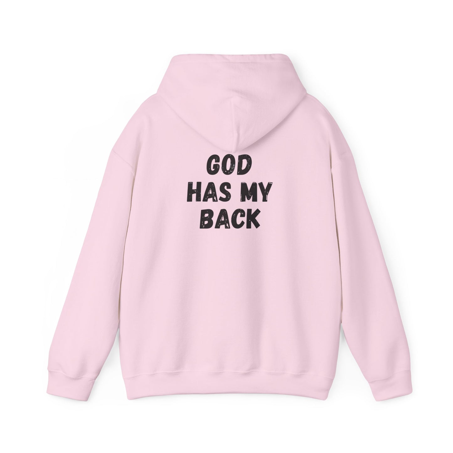 Unisex Heavy Hoodie - 'God Has My Back'