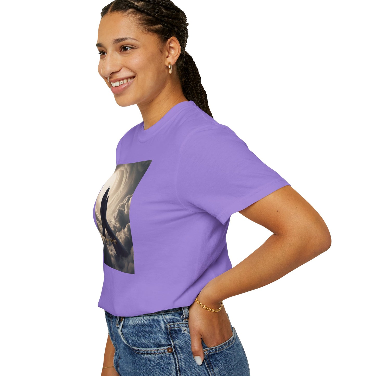 Praying Hands Unisex Garment-Dyed T-Shirt - Spiritual for Everyday Wear