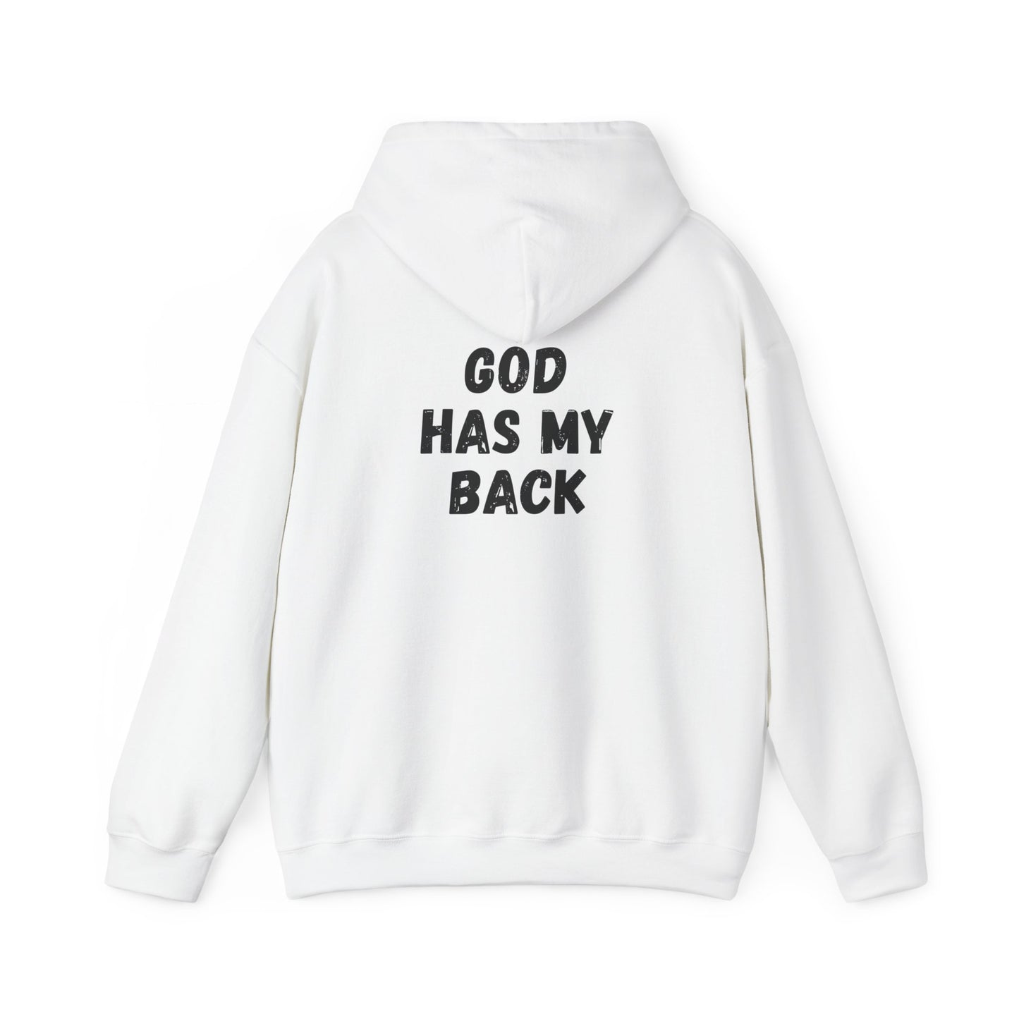 Unisex Heavy Hoodie - 'God Has My Back'