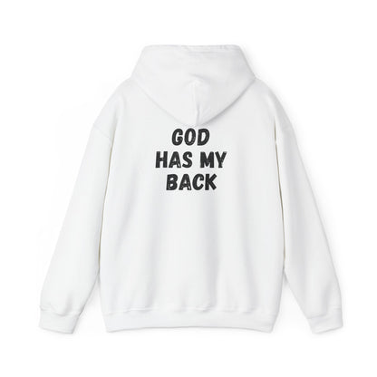Unisex Heavy Hoodie - 'God Has My Back'