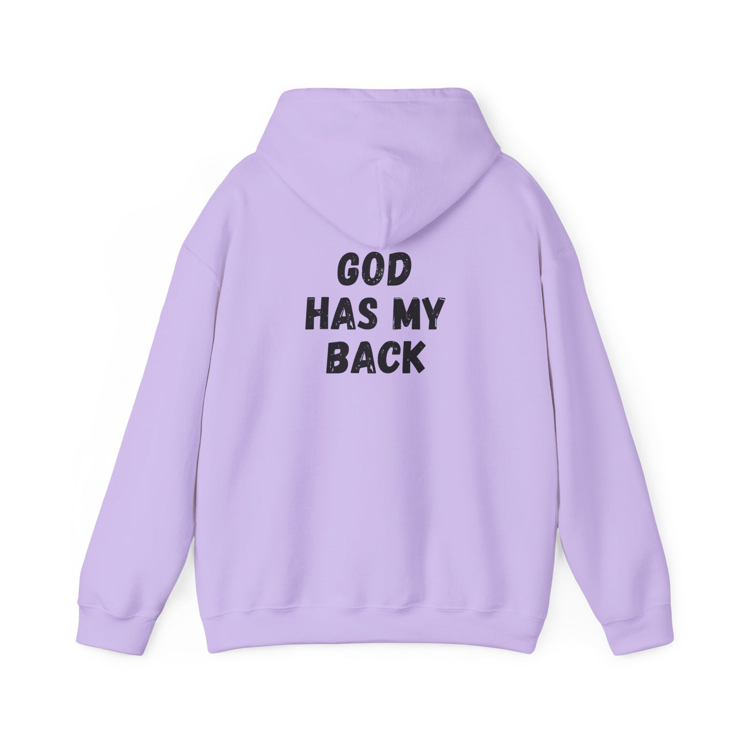Unisex Heavy Hoodie - 'God Has My Back'