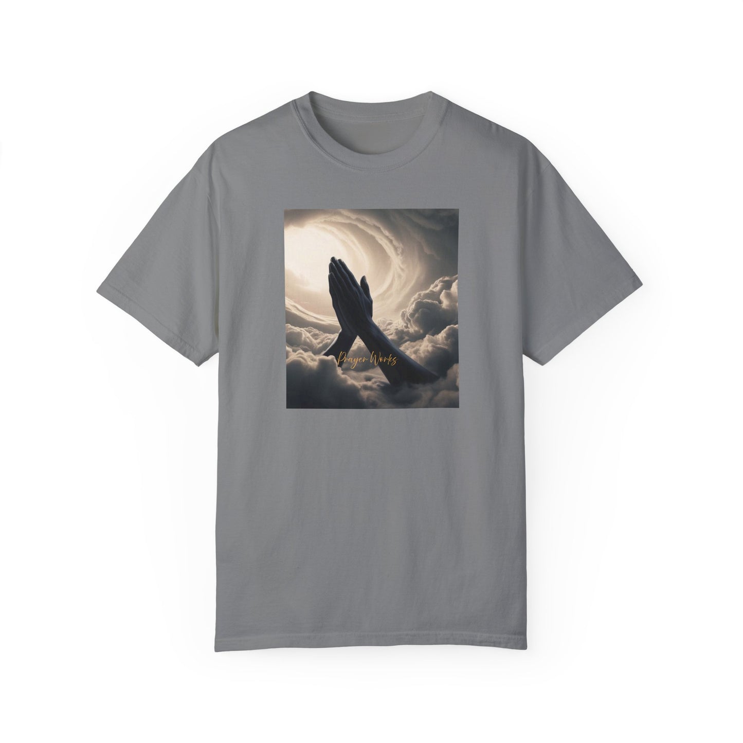 Praying Hands Unisex Garment-Dyed T-Shirt - Spiritual for Everyday Wear