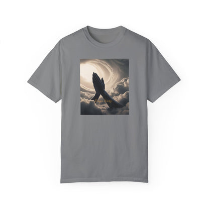 Praying Hands Unisex Garment-Dyed T-Shirt - Spiritual for Everyday Wear
