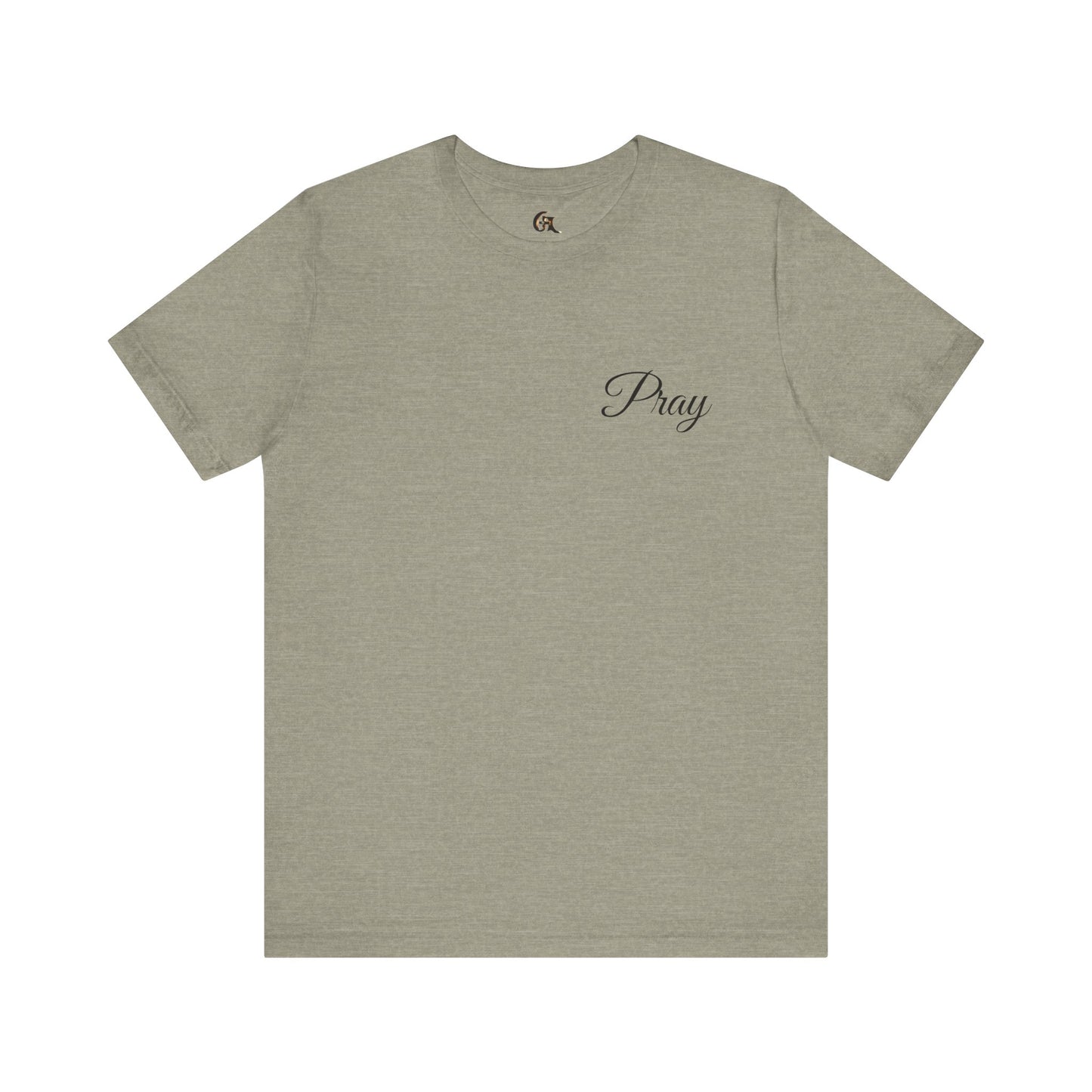 Pray Unisex Jersey Short Sleeve Tee - Inspirational Apparel for Faith