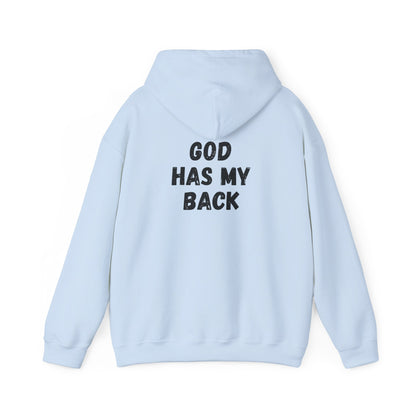 Unisex Heavy Hoodie - 'God Has My Back'