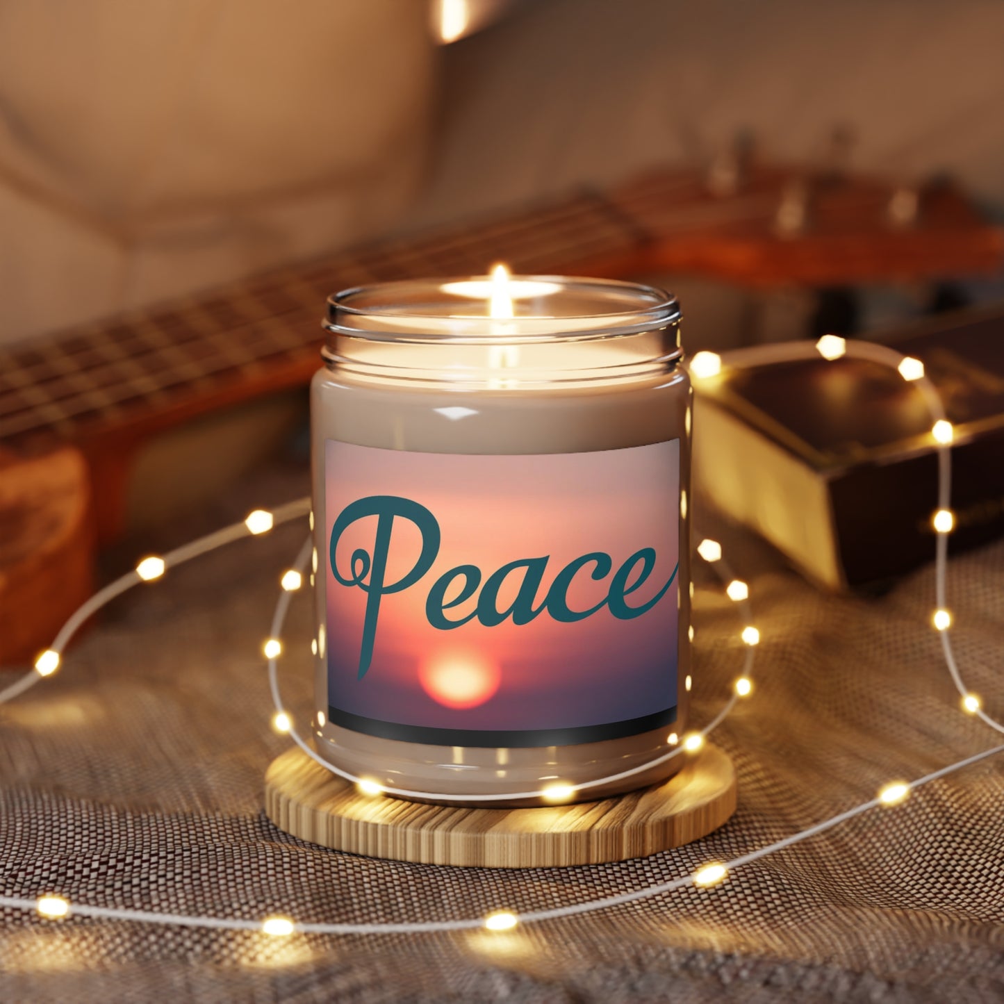 Peace 9oz Scented Candle -Fresh Balsam Scent