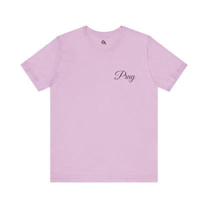 Pray Unisex Jersey Short Sleeve Tee - Inspirational Apparel for Faith