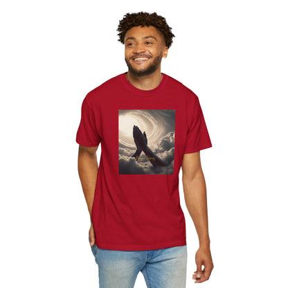 Praying Hands Unisex Garment-Dyed T-Shirt - Spiritual for Everyday Wear