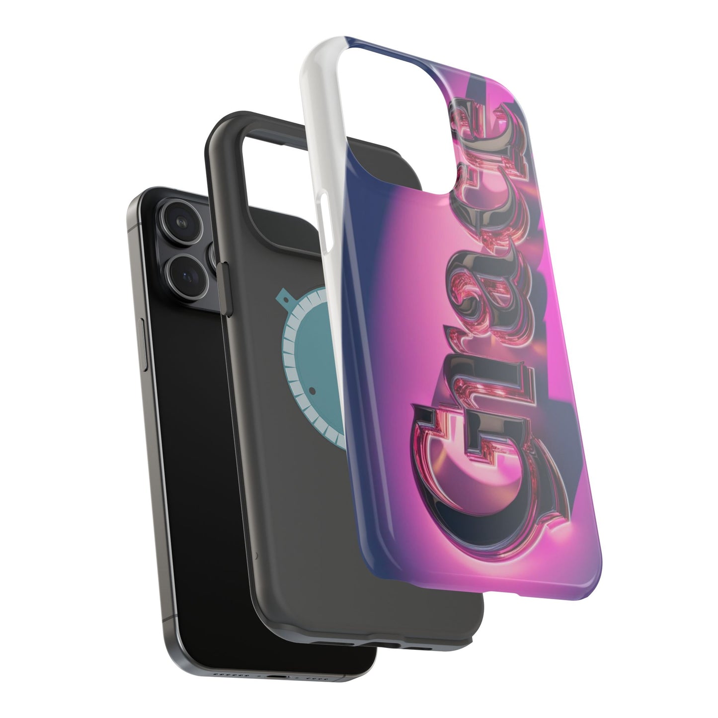 Magnetic iPhone Case - 'Grace' Design for Stylish Protection