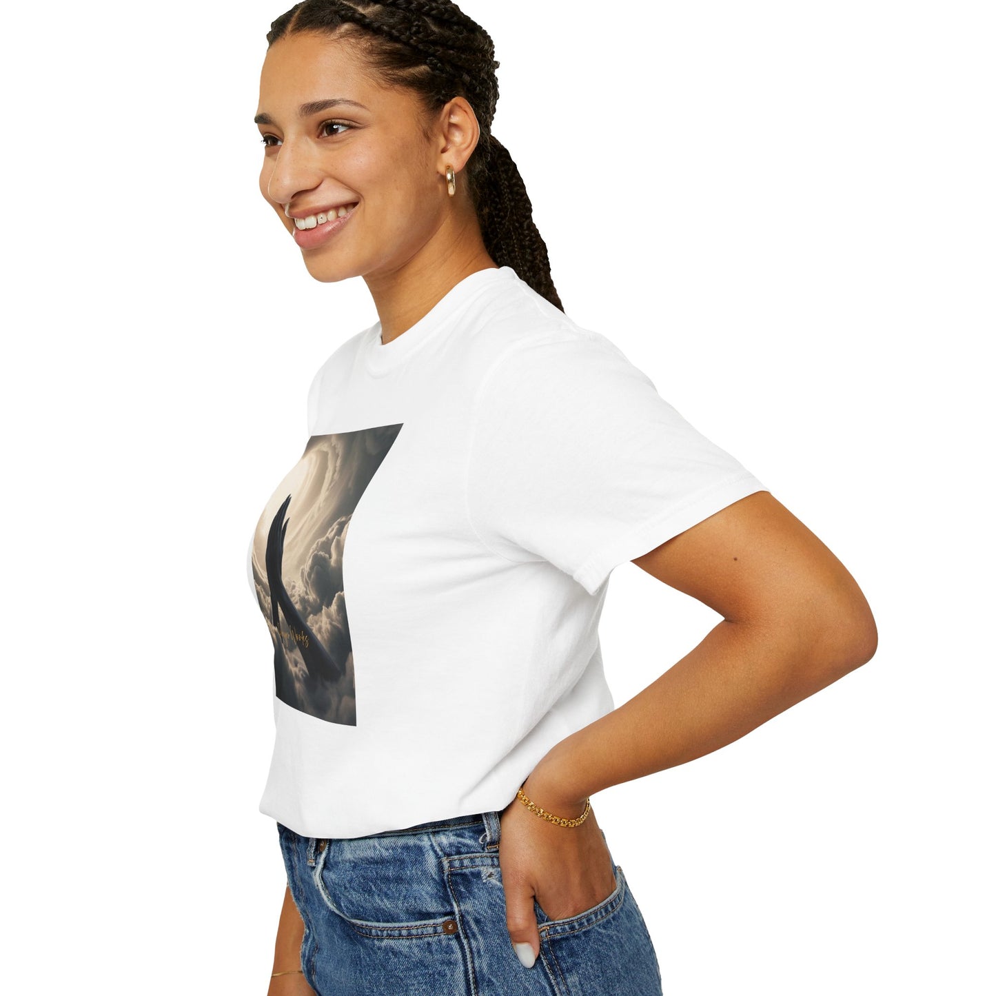 Praying Hands Unisex Garment-Dyed T-Shirt - Spiritual for Everyday Wear