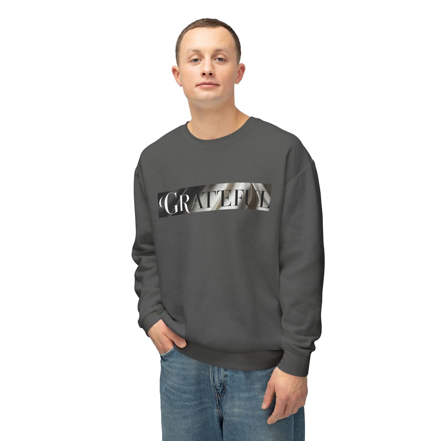 Unisex Lightweight Grateful Sweatshirt