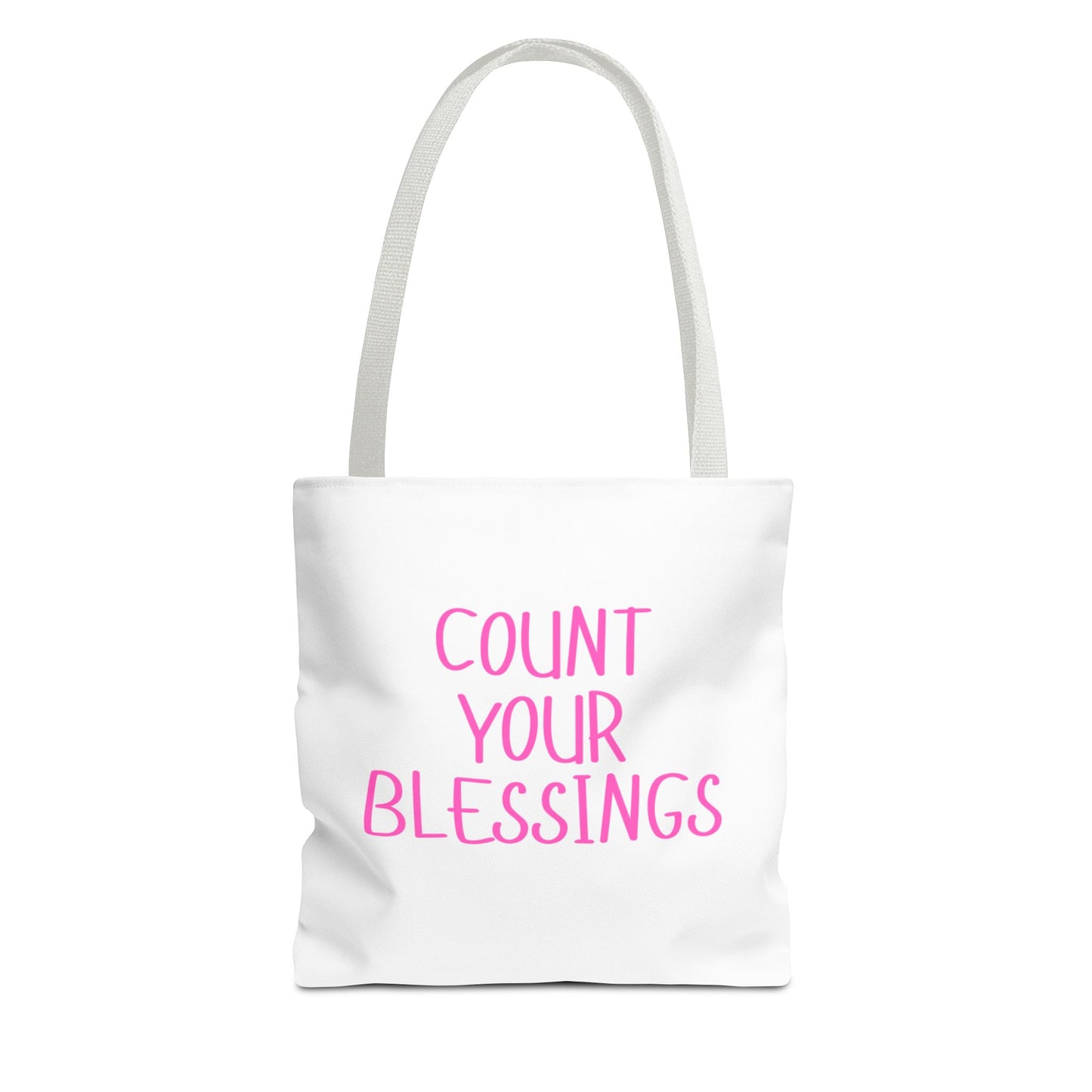Inspirational Tote Bag - Count Your Blessings