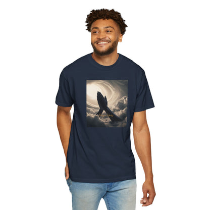 Praying Hands Unisex Garment-Dyed T-Shirt - Spiritual for Everyday Wear