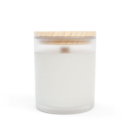 Frosted Glass Candle - Saved by Grace - 11oz Aromatherapy Lavender