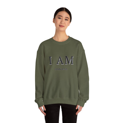Women's Inspirational I AM Crewneck Sweatshirt -John 8:58