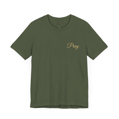 Pray Unisex Jersey Tee - Faith-Inspired Short Sleeve Shirt