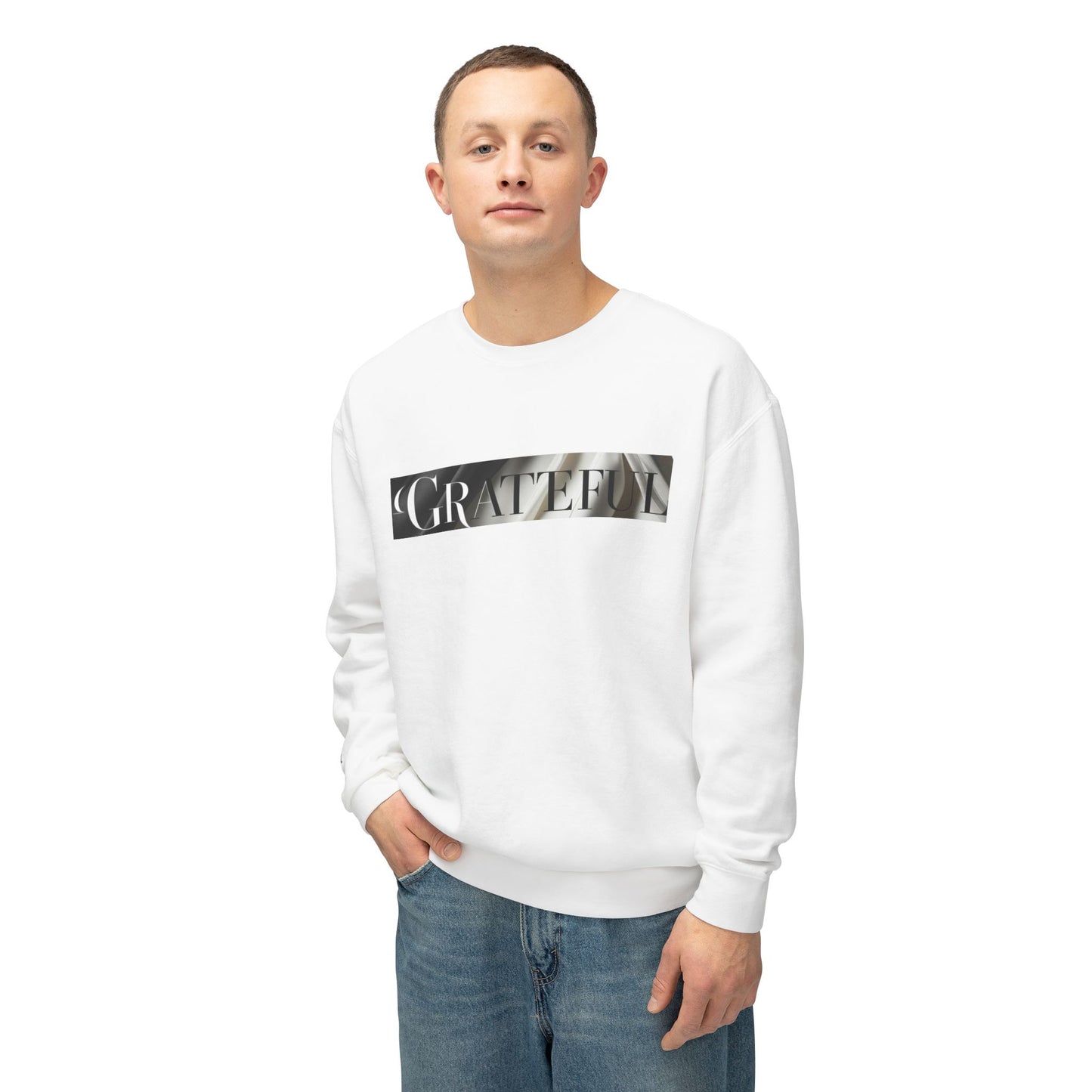 Unisex Lightweight Grateful Sweatshirt