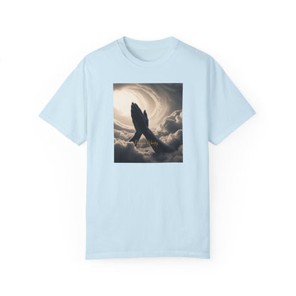 Praying Hands Unisex Garment-Dyed T-Shirt - Spiritual for Everyday Wear